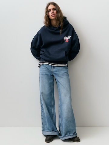 Pull&Bear Mikina – modrá