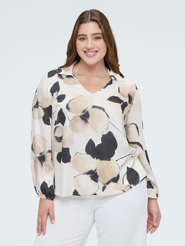 Camicia da donna di Fiorella Rubino in bianco: frontale