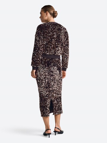 Rich & Royal Φούστα σε καφέ