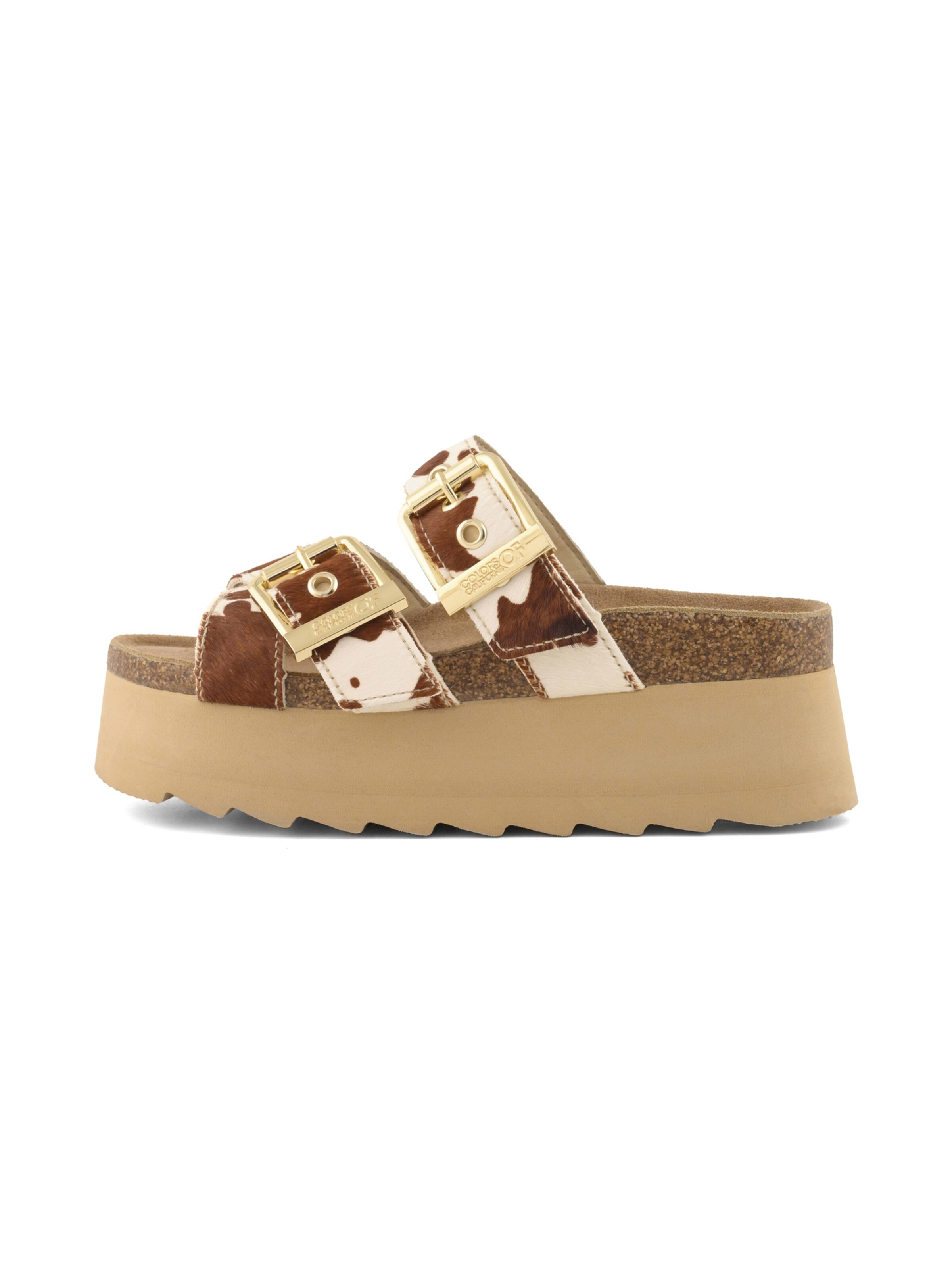 Zoccoletto di COLORS OF CALIFORNIA in marrone: lato