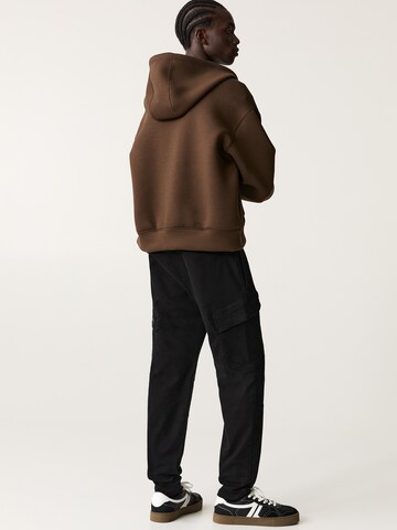 Effilé Pantalon Pull&Bear en noir