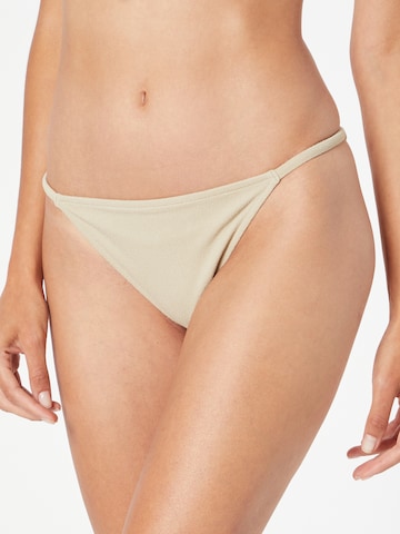 Calvin Klein Swimwear - Braga de bikini 'Cheeky' en beige: frente