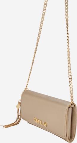 REPLAY Crossbody Bag in Gold: front