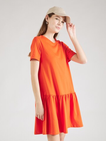 UNITED COLORS OF BENETTON Jurk in Oranje: voorkant