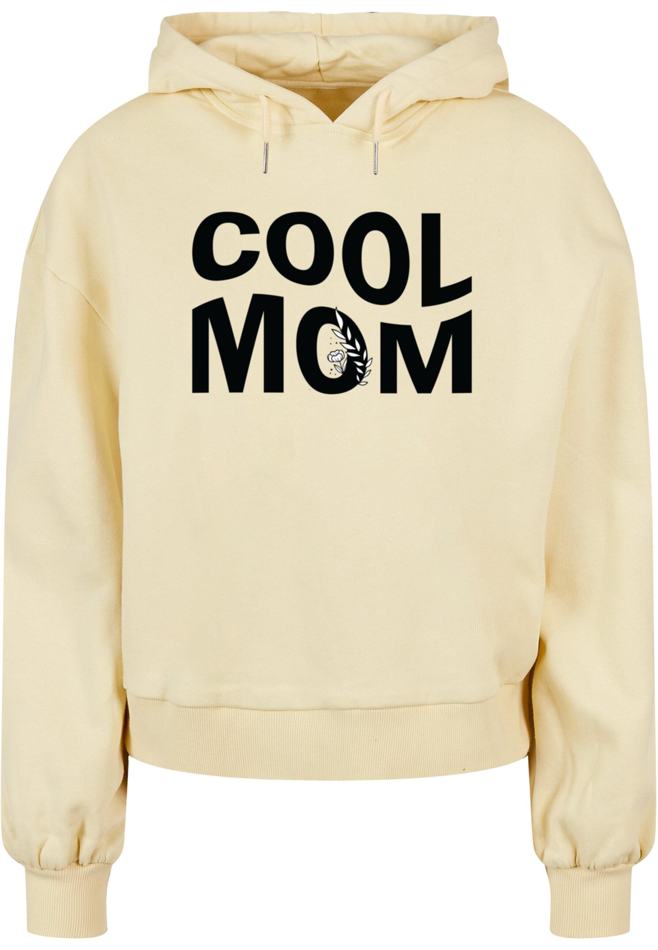 Felpa ' Ladies Mothers Day - Cool mom' di Merchcode in giallo: frontale