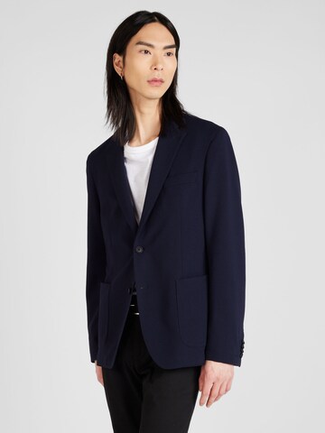 Coupe regular Veste de costume 'Hanry' BOSS en bleu : devant