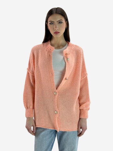 Elara Strickjacke in Pink: Vorderseite
