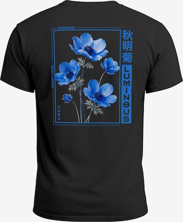 Neverless Shirt 'Lumineus' in Black: front