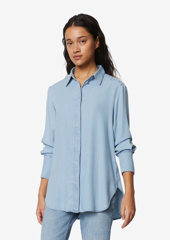 Marc O'Polo Blouse in Blauw: voorkant