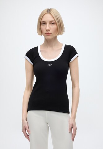 Karl Lagerfeld Shirt in Zwart: voorkant