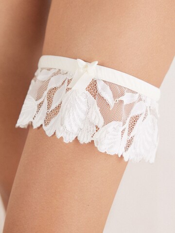 INTIMISSIMI Garter Belt 'About Flowers' in White