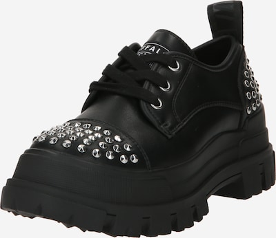 BUFFALO Šnurovacie topánky 'ASPHA' - čierna / strieborná, Produkt