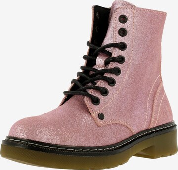 BULLBOXER Stiefel in Pink: predná strana