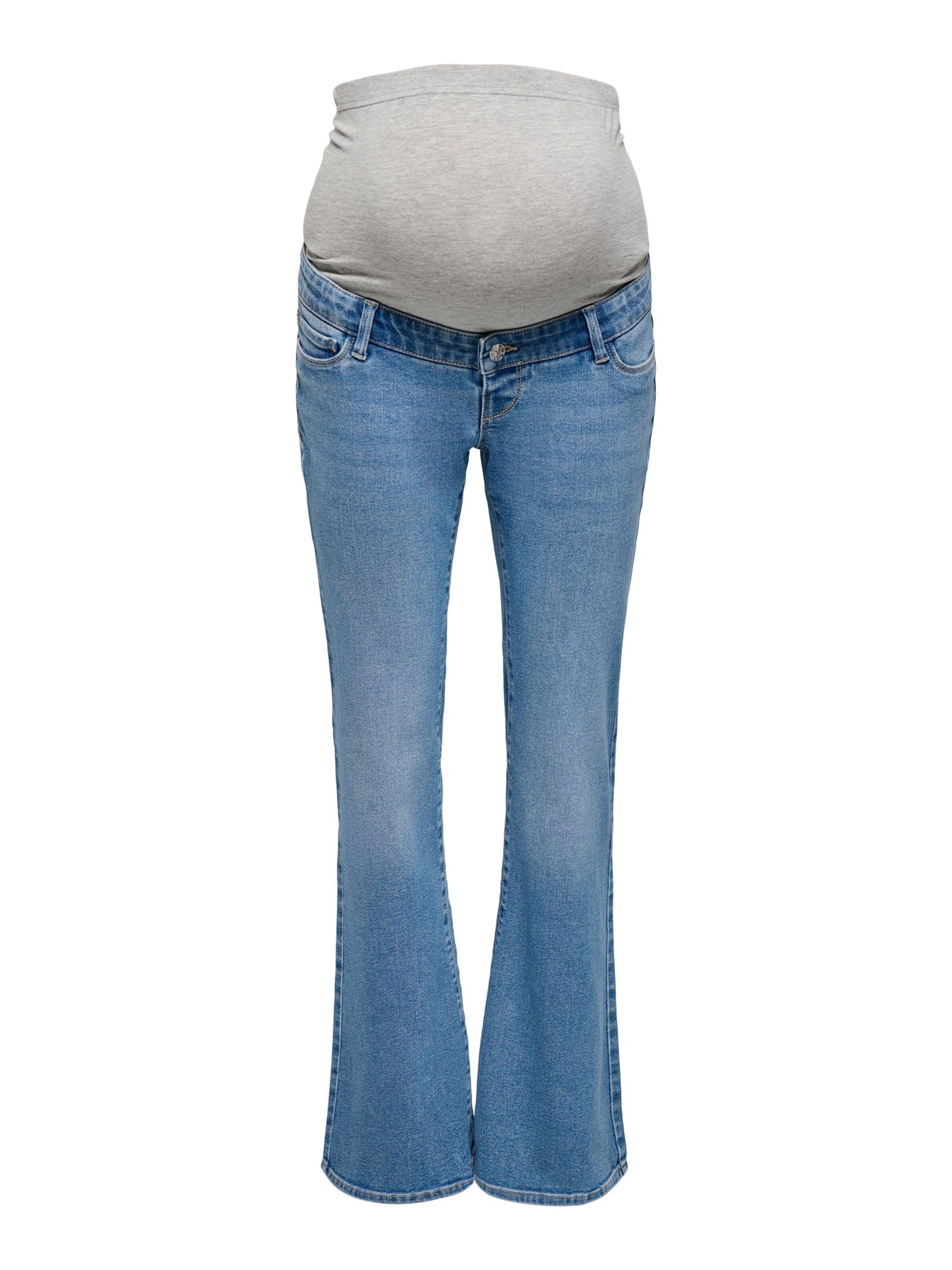 évasé Jean 'OLMLana' Only Maternity en bleu