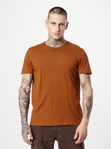 T-Shirt BLEND en marron : devant