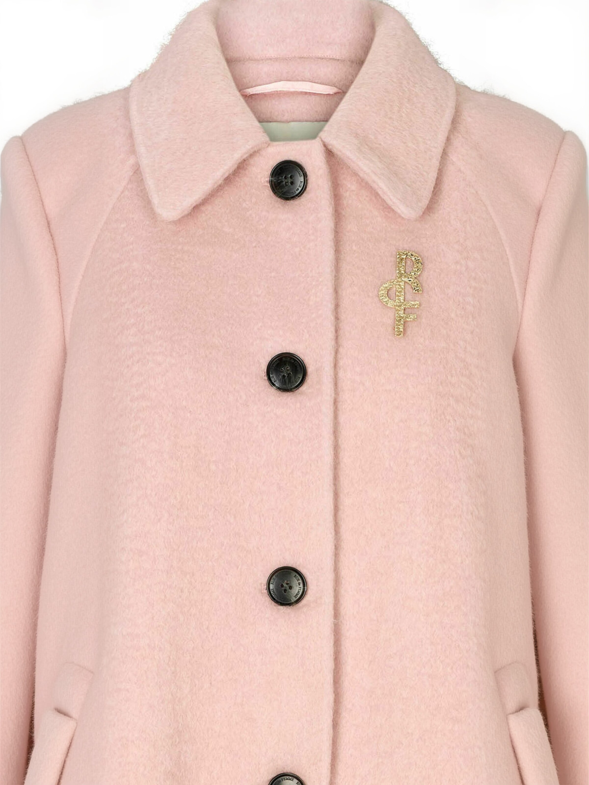 RUE de FEMME - Sobretudo de inverno ' Addison ' em rosa: frente