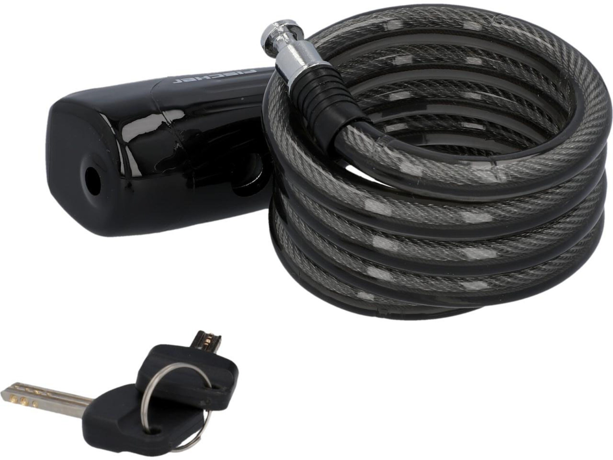 FISCHER Fahrräder Fahrräder Schloss in Grau