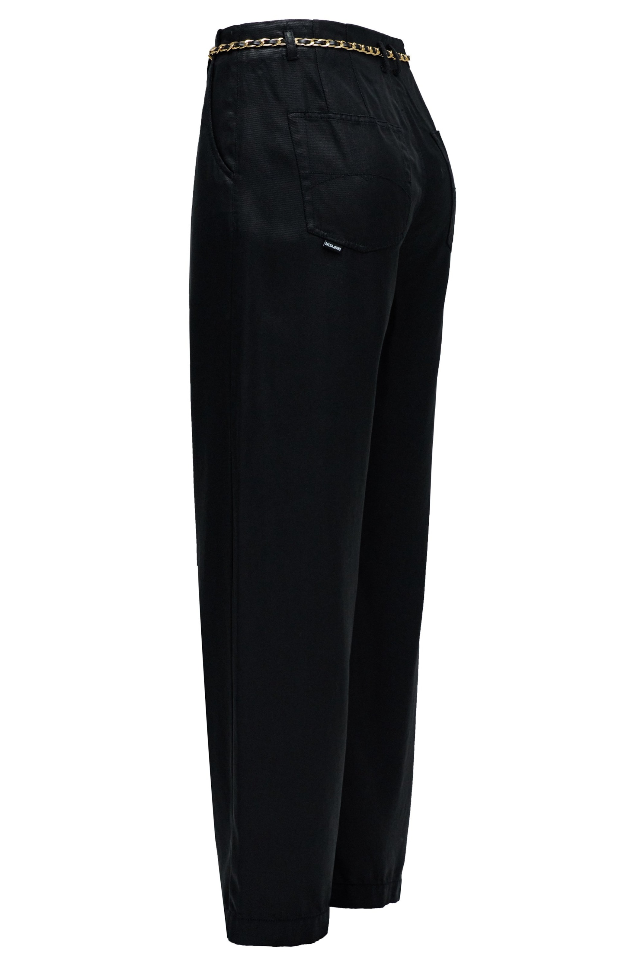 Salsa Jeans Loosefit Hosen Chino in Schwarz
