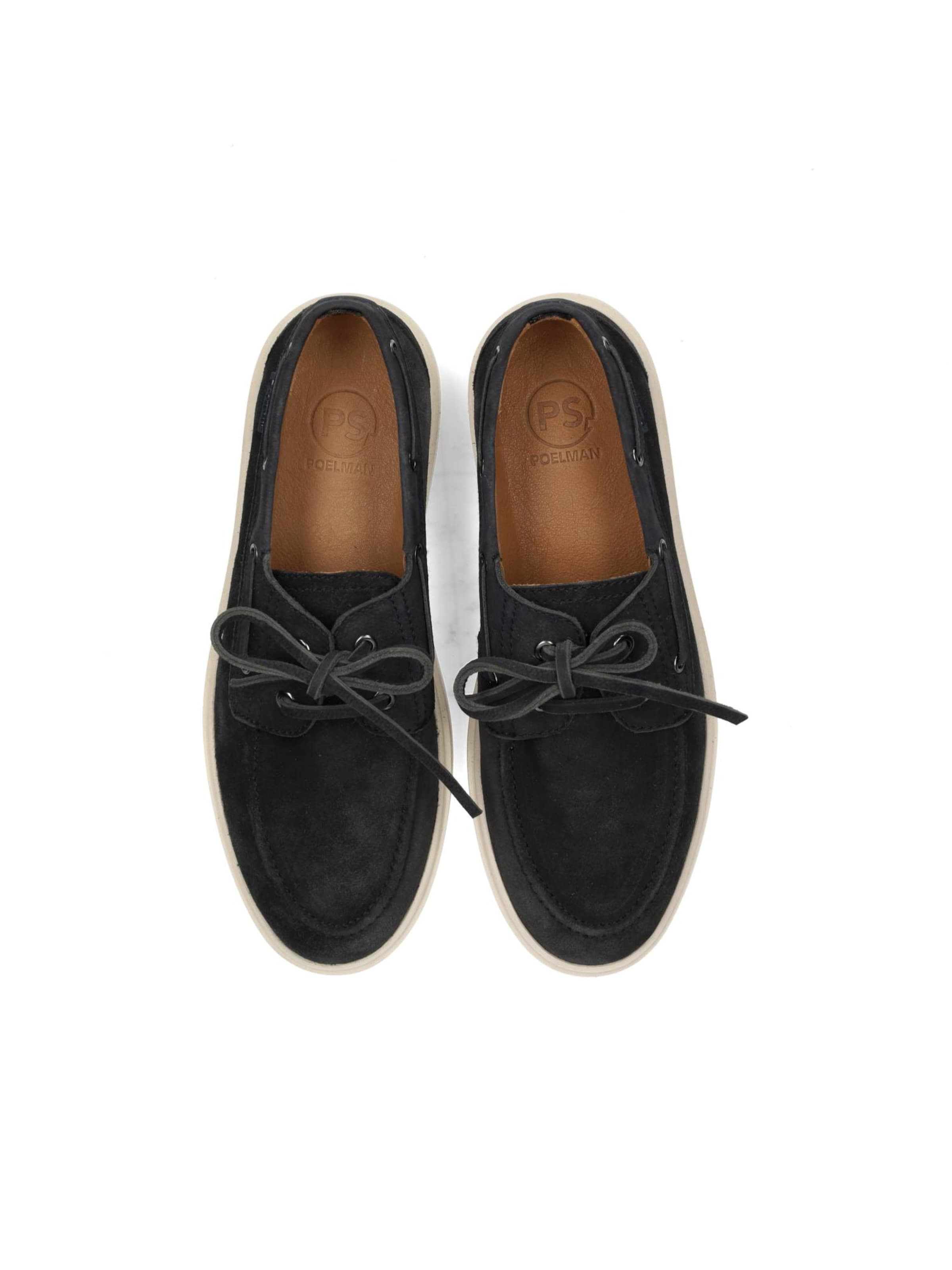 PS Poelman Moccasin 'Liam' in Black