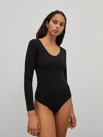 EDITED Bodyshirt 'Nancy' in Schwarz