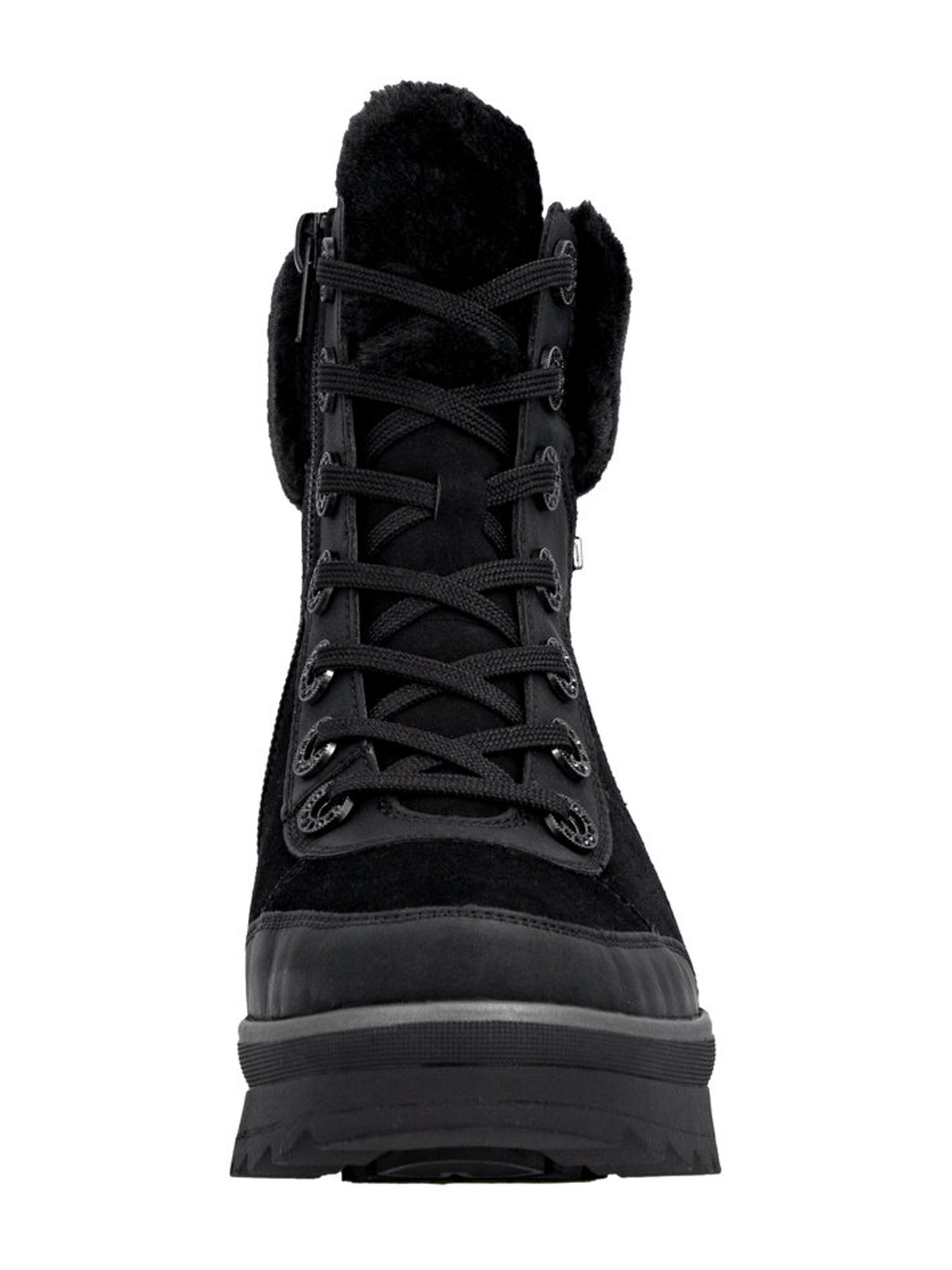 REMONTE Lace-up bootie in Black