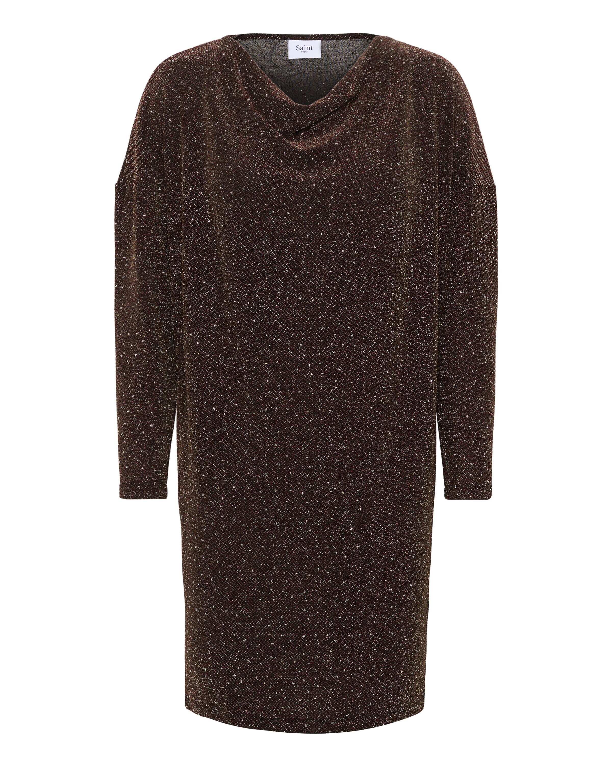SAINT TROPEZ Dress in Brown: front