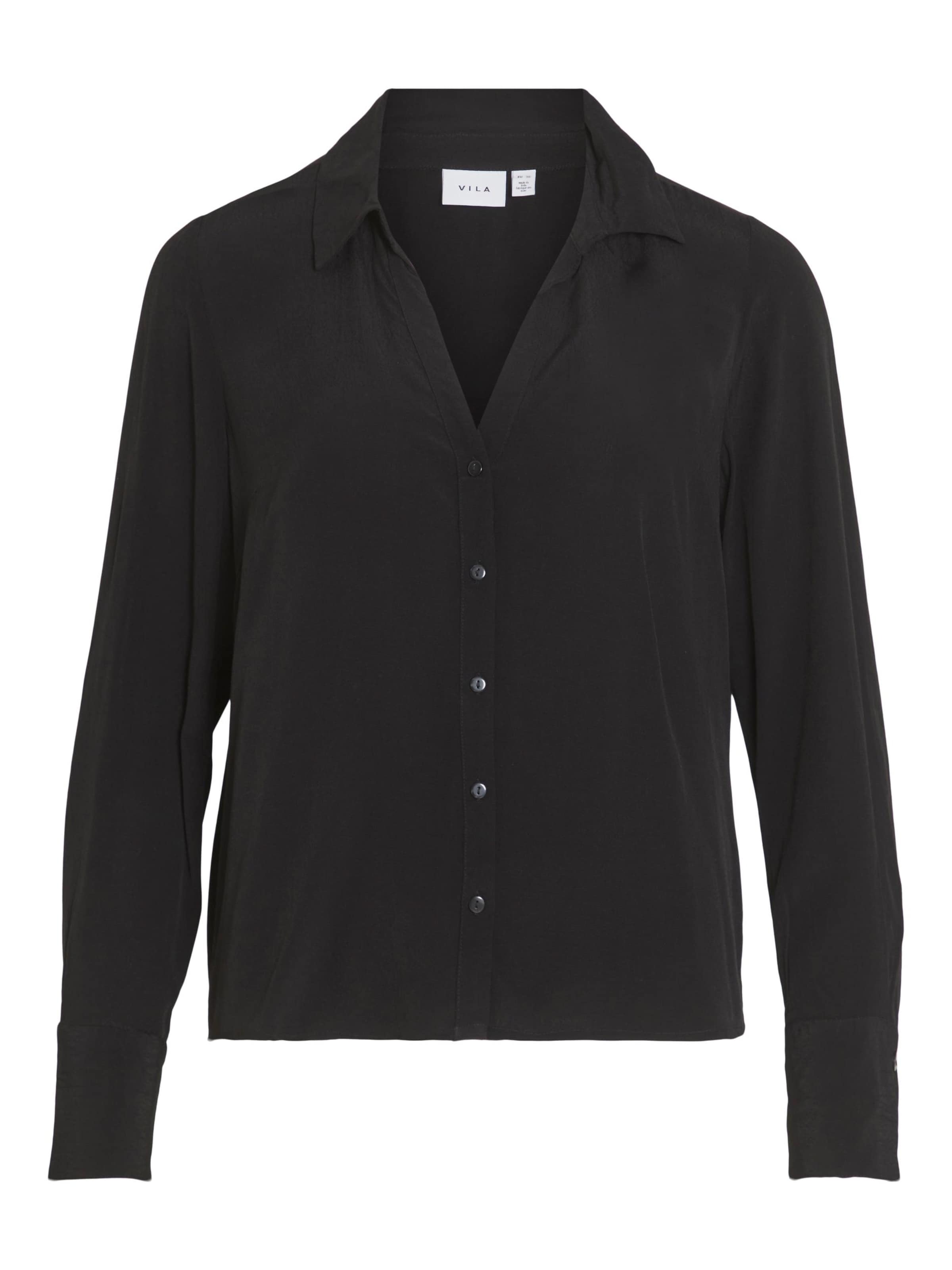 VILA Blouse 'Fini' in Black: front