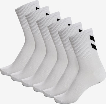 Hummel Sports socks 'Chevron' in White: front