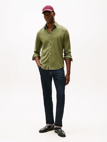 TOMMY HILFIGER Regular Fit Hemd in Grün