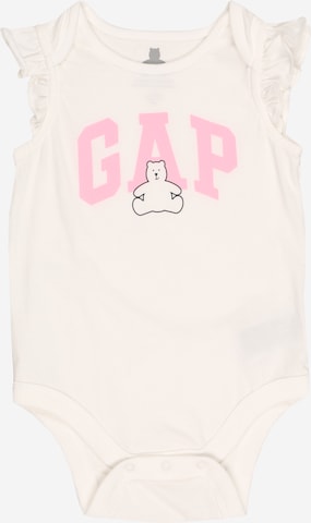 GAP Romper/Bodysuit in White: front