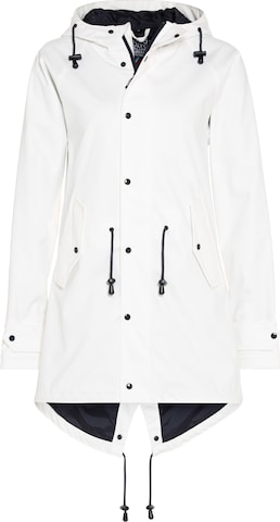 BMS Raincoat 'HafenCity' in White: front