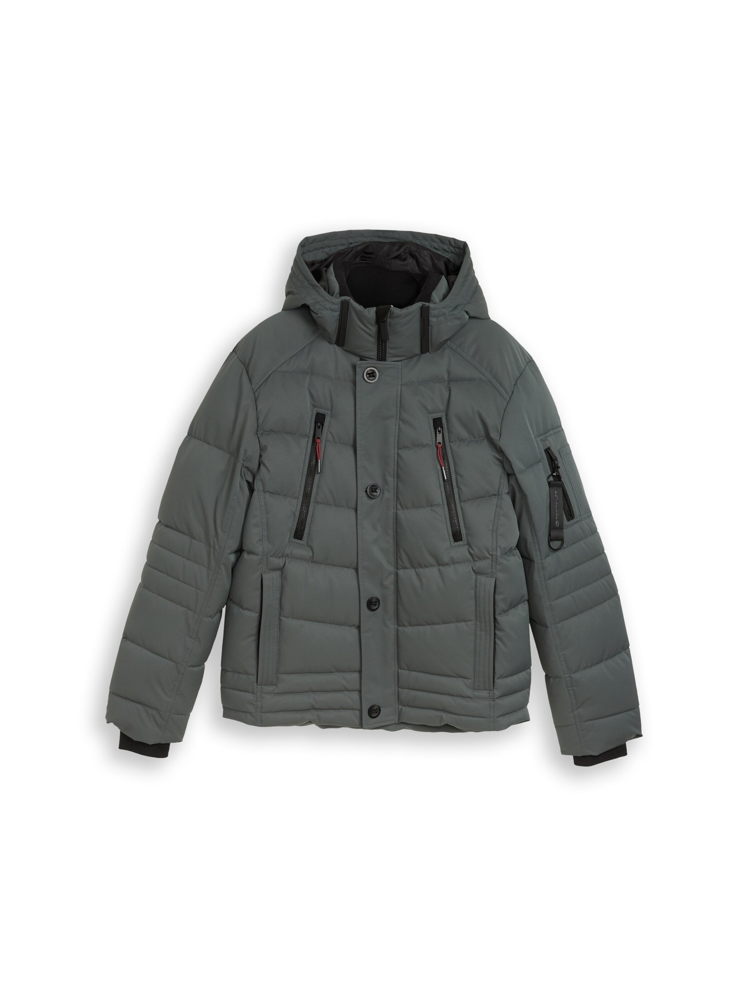 TOM TAILOR Winterjas in Groen: voorkant