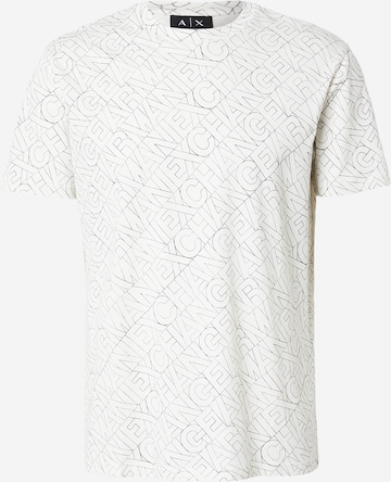 balta ARMANI EXCHANGE Marškinėliai: priekis