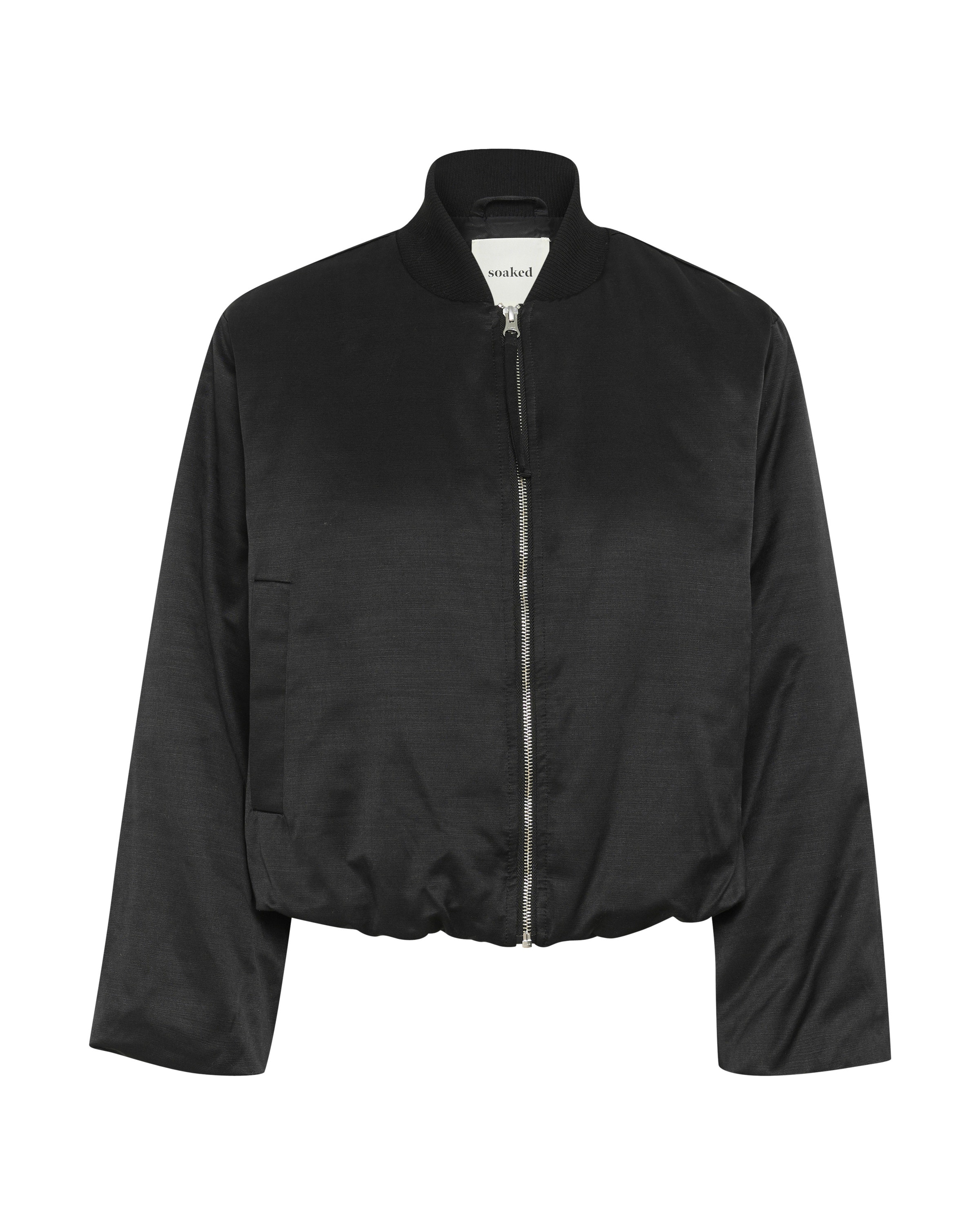 SOAKED IN LUXURY Overgangsjakke 'Kalea' i sort: forside