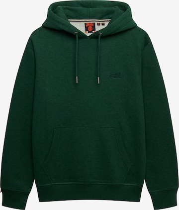 Superdry Sweatshirt 'Essential' in Groen: voorkant