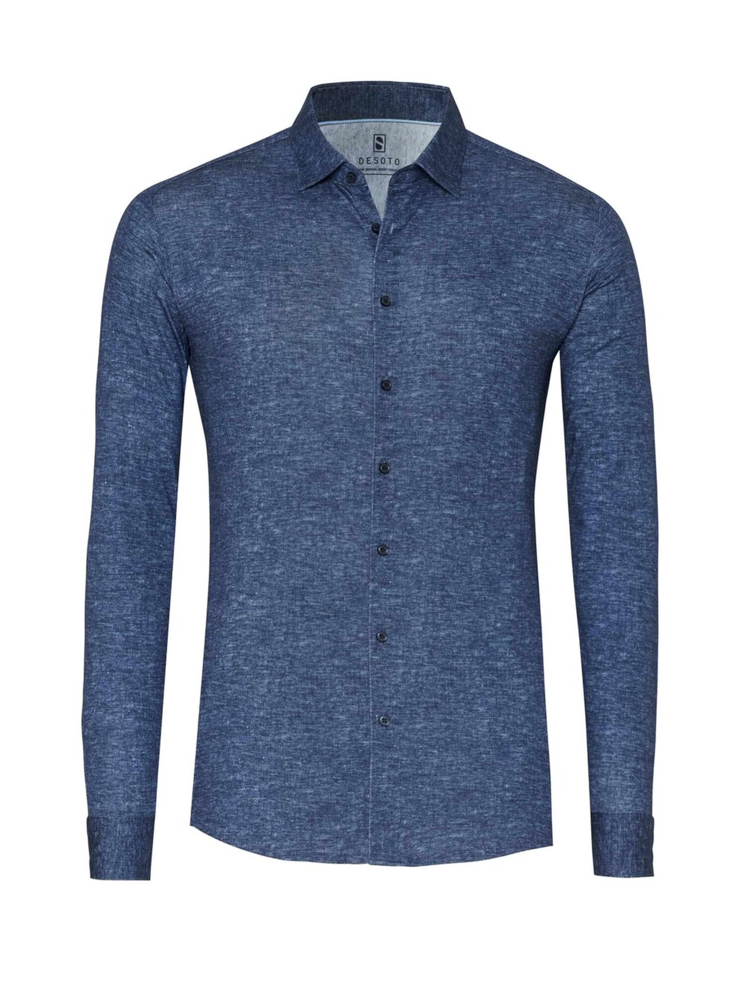 Coupe slim Chemise DESOTO en bleu : devant