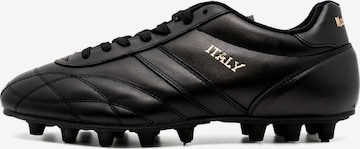 RYAL Soccer Cleats in Black: front