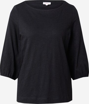 s.Oliver Shirt in Black: front