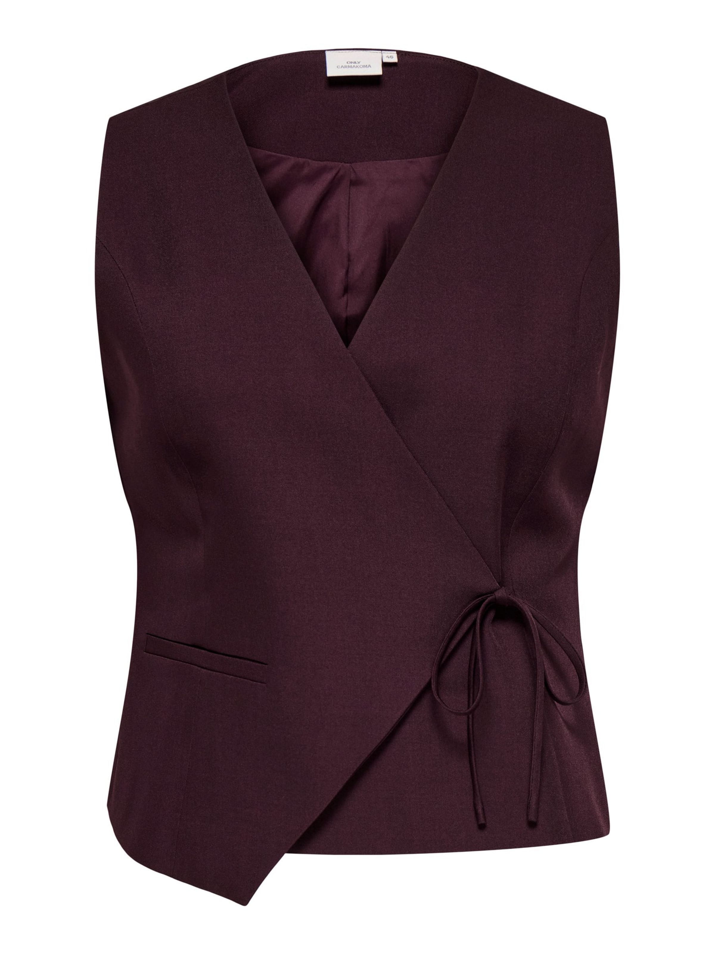 Gilet de costume 'CARVeras' ONLY Carmakoma en rouge : devant