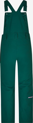ZIENER Regular Workout Pants 'AILEEN-BIB' in Green