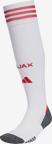 Chaussettes de sport 'Ajax 25/26' ADIDAS PERFORMANCE en blanc : devant