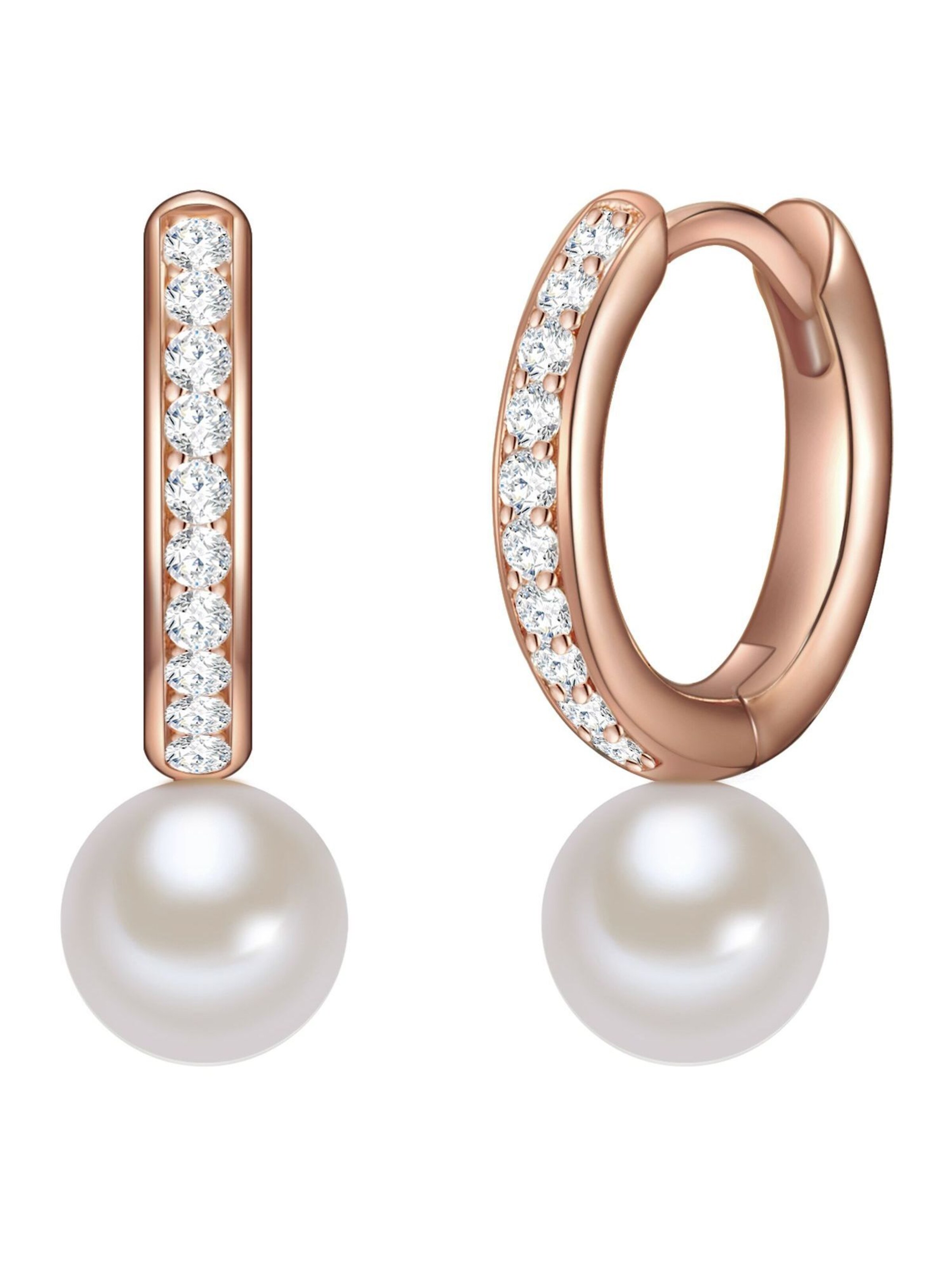 Valero Pearls Ohrringe in Gold: Vorderseite