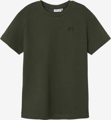 T-Shirt 'GREG' NAME IT en vert : devant