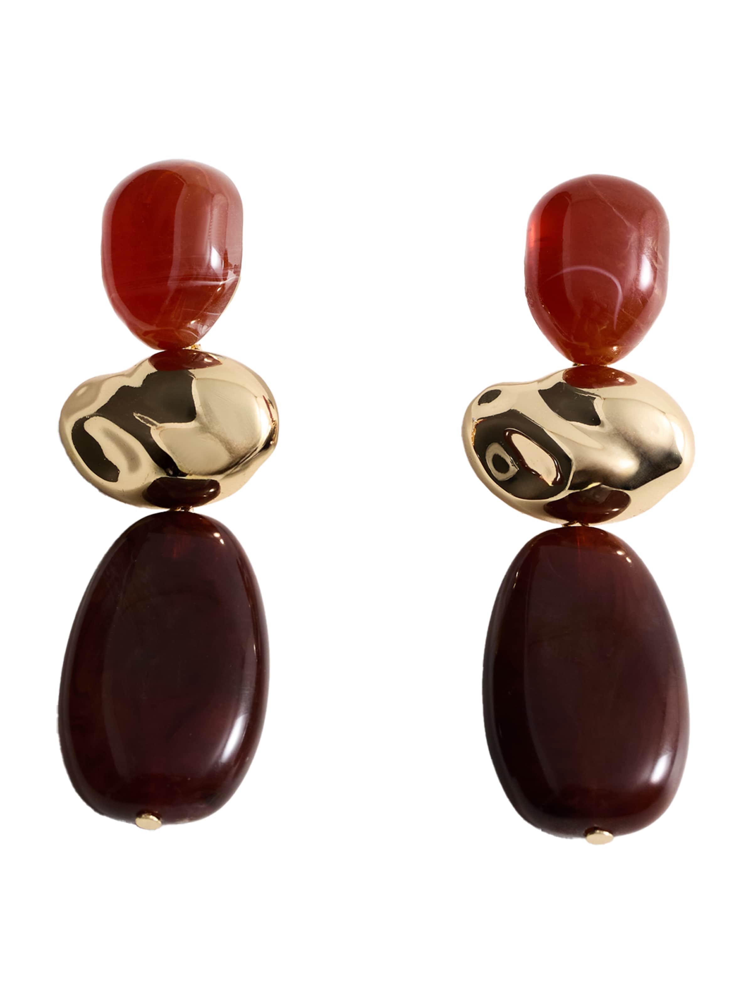 MANGO Ohrringe 'ESTRELLA' in Gold: Vorderseite