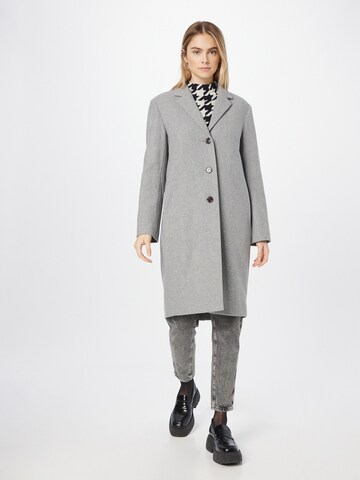 BOSS Black Between-Seasons Coat 'Caleto' in Grey: front
