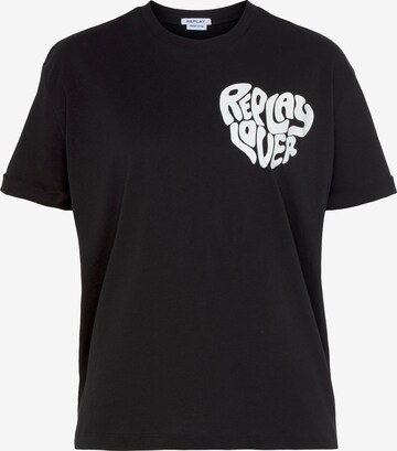 REPLAY Shirt in Black: front