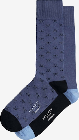 Chaussettes Hackett London en bleu : devant