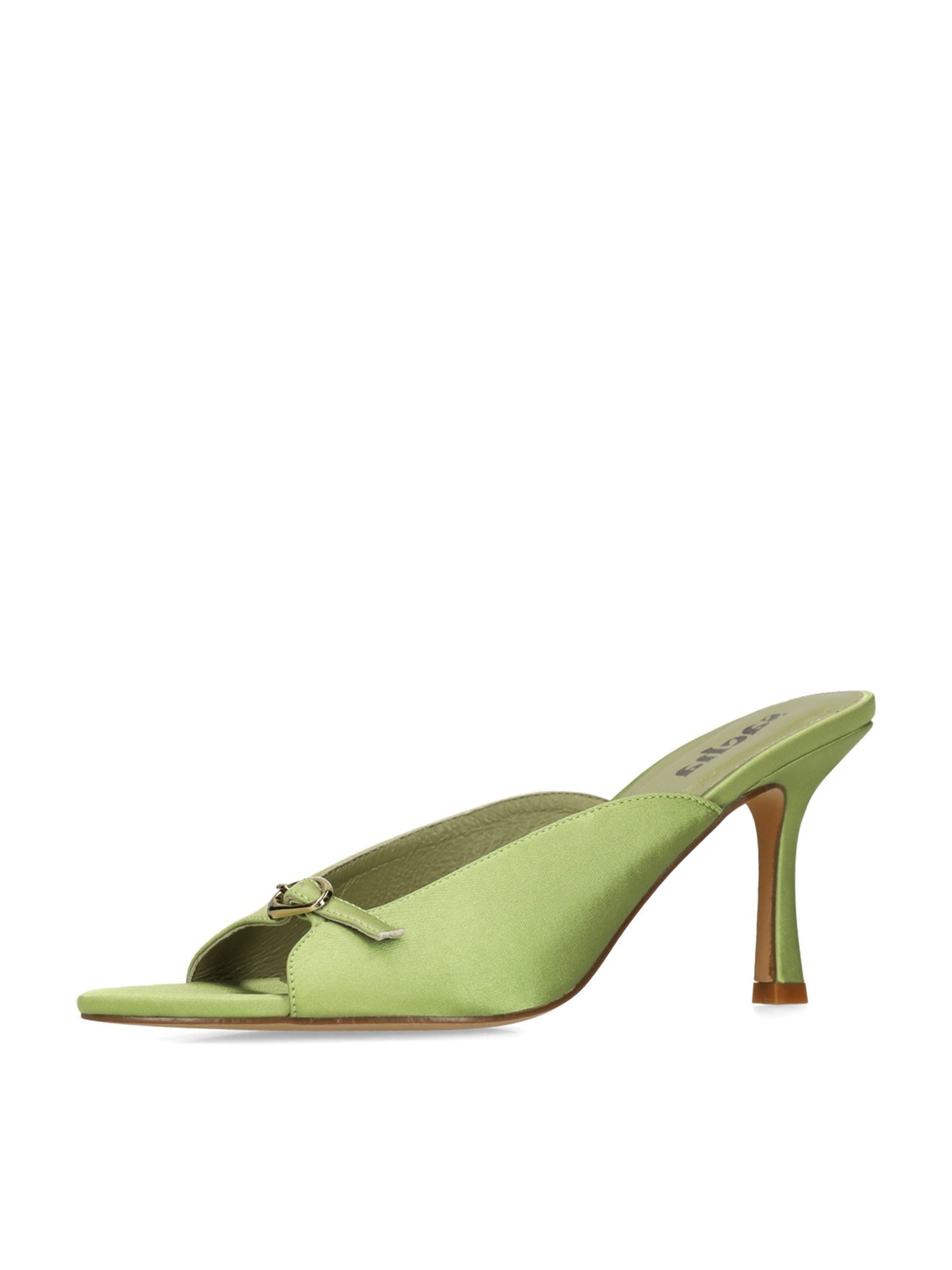 Sandales SACHA en vert : devant