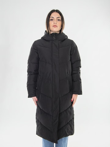 elvine Winterjas 'Womens Naemi Black Winter Jacket' in Zwart: voorkant