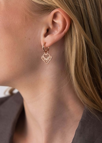 PURELEI Earrings 'Heart' in Gold
